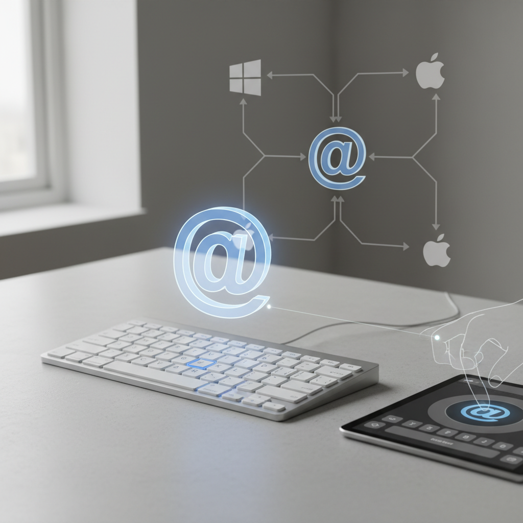 Kaip parašyti etą (@)? Greiti būdai klaviatūroje