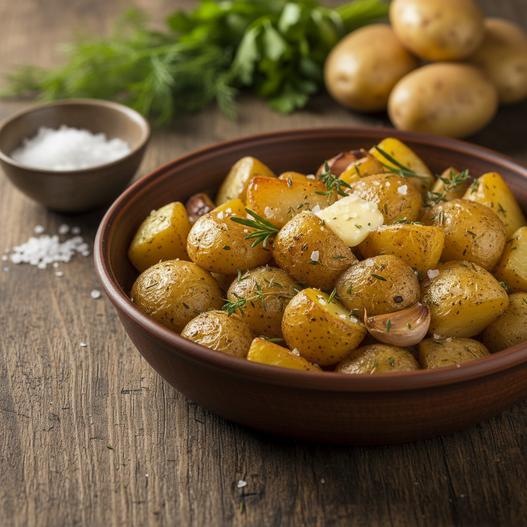 Tobulai keptos bulvės: triukas traškiai plutelei